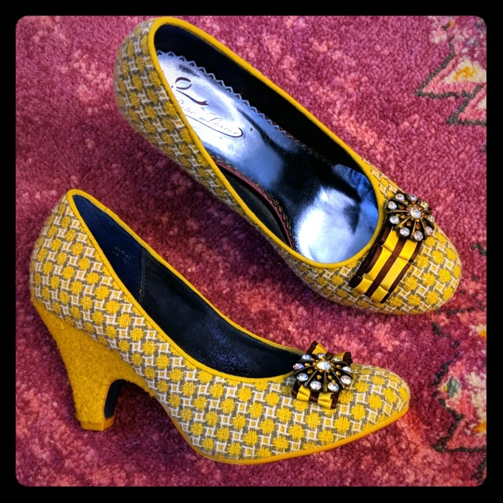 Hot to Trot Yellow Heels from Poetic License